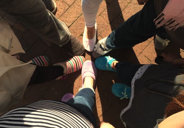The MD staff took part in Slipper Day 2015!