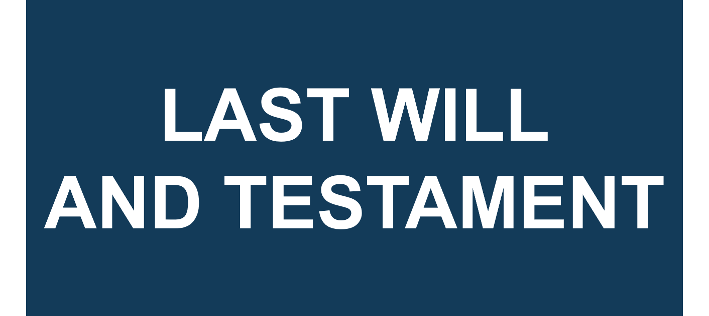 Protect your loved ones with a professionally prepared Will