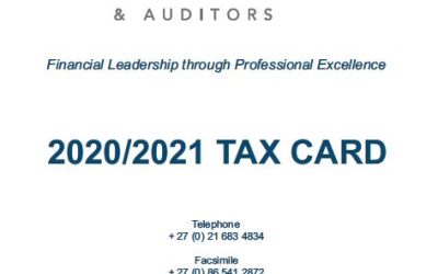 MD Tax Card 2020/2021