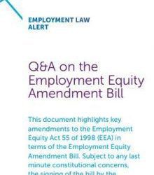 Employment Equity amendments