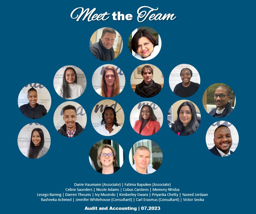 Meet the Team | Audit and Accounting, July 2023