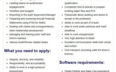 WE ARE HIRING | Audit Senior