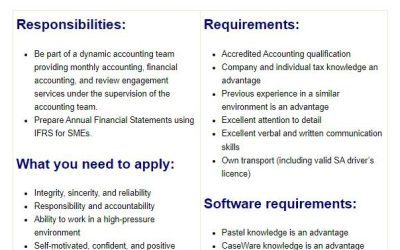 WE ARE HIRING | SAIPA Trainees