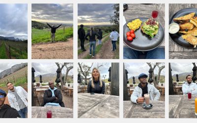 Another breathtakingly beautiful #teambuilding morning walk 🌳