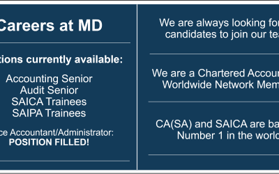 Careers at MD Update: Position Filled! More Positions still Available – Apply Today!