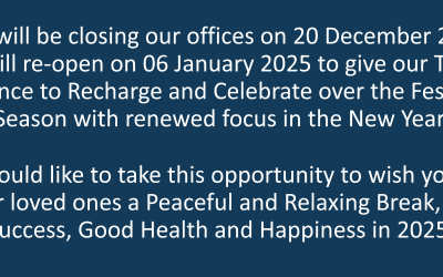 Seasons Greetings and Office Closure 🎄