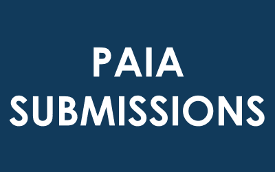 PAIA Submissions