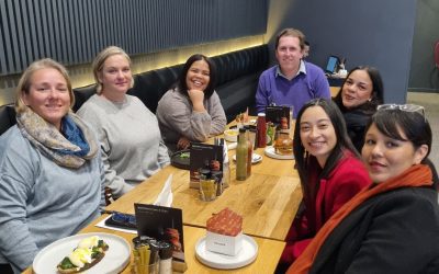 Celebratory Team breakfast for Keith’s 15 years with MD