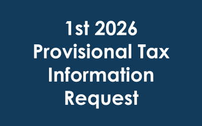 1st 2026 Provisional Tax Information Request for MD’s Provisional Tax Clients
