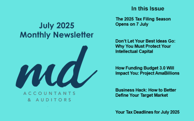 Reminder >>> MD JULY 2025 NEWSLETTER, In This Month’s Issue: