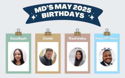 MD’s May Birthdays