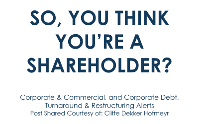Corporate & Commercial | So, you think you’re a shareholder?