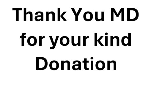 Thank you MD for your Kind Donation