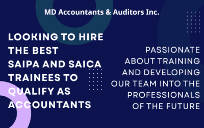 WE ARE LOOKING TO HIRE THE BEST SAIPA AND SAICA TRAINEES TO QUALIFY AS ACCOUNTANTS
