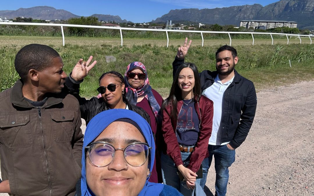 Tranquil morning walk