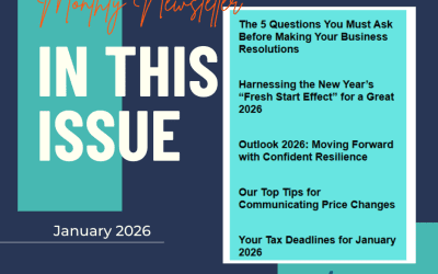 January 2026 Newsletter, In This Issue: