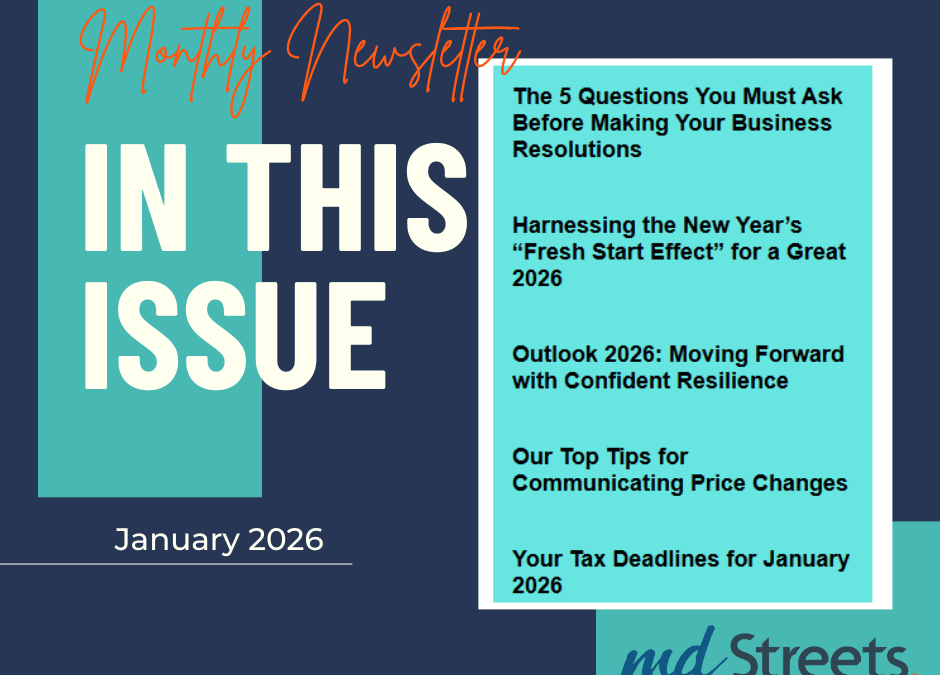 January 2026 Newsletter, In This Issue: