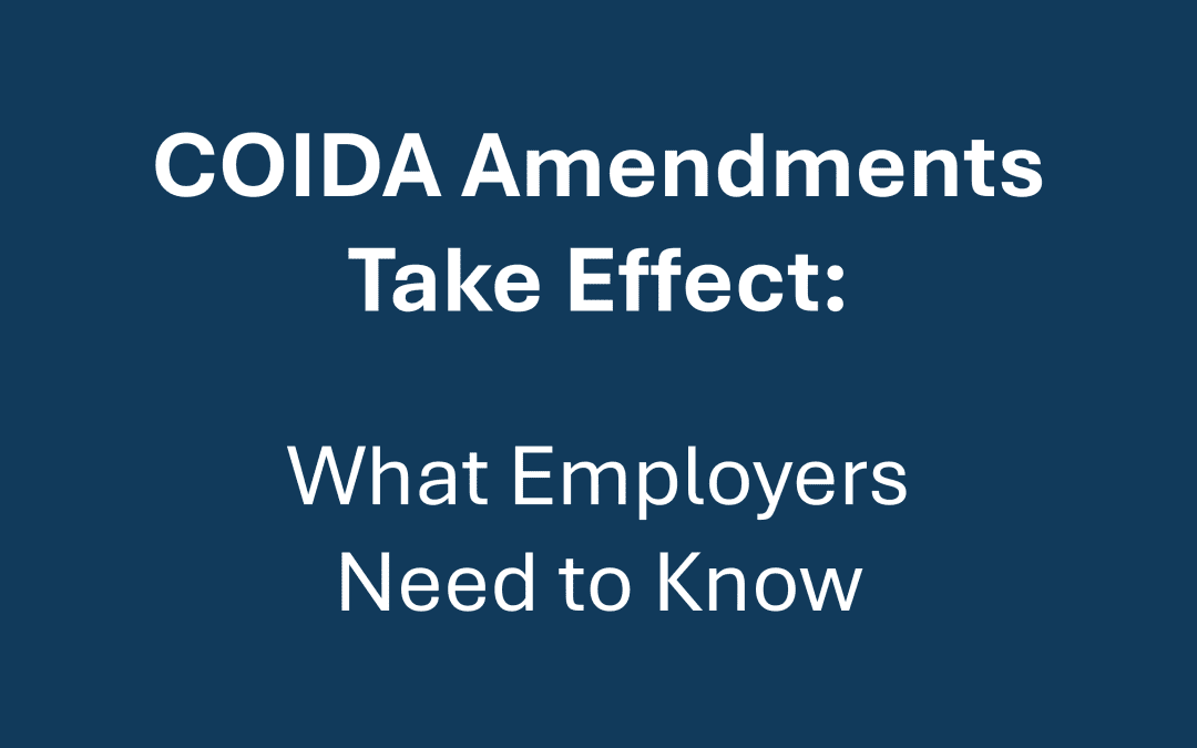 COIDA amendments take effect: What employers need to know