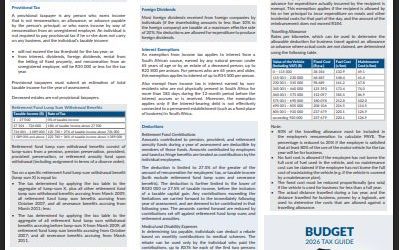 Your quick to read and easy to understand 2026/2027 Tax Guide