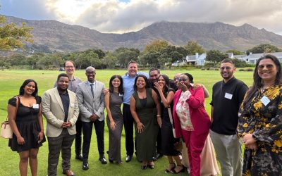 Staff celebrating at the MD Streets merger at Steenberg