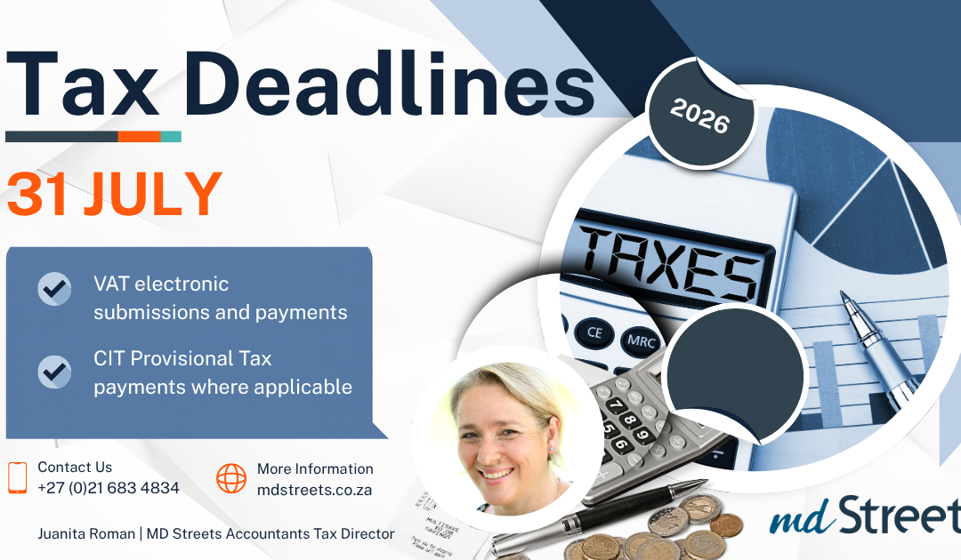 Your Tax Deadlines – 31 July