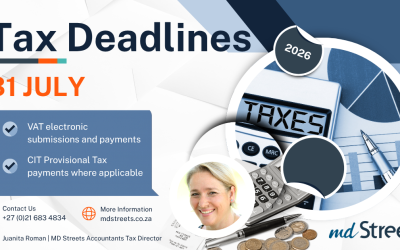 Your Tax Deadlines – 31 July