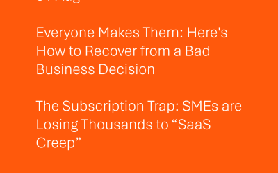 Summary from our August 2026 Newsletter